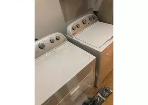 Washer Dryer Set, Whirlpool